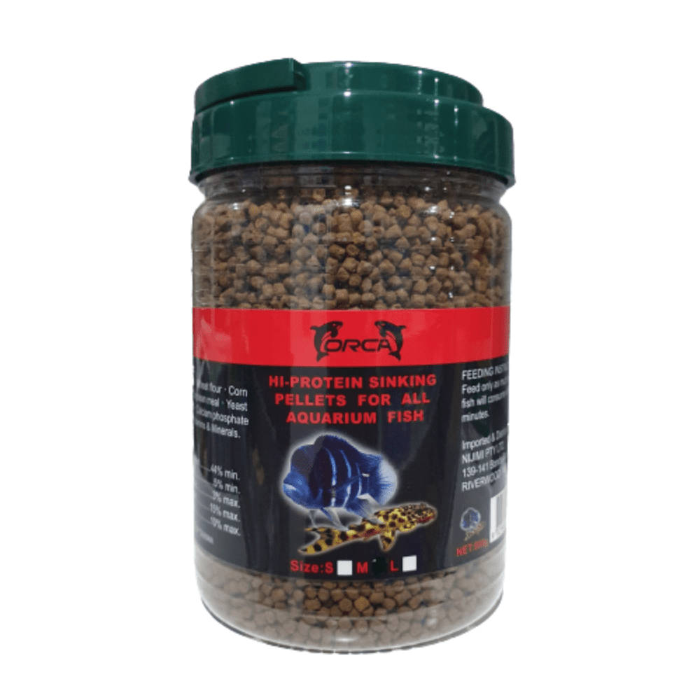 Orca Hi-Protein Sinking Pellet 500g Small