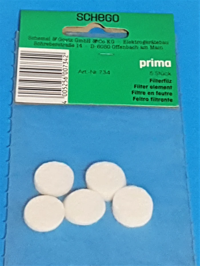 Schego Prima Air Filter Felt (5pcs)