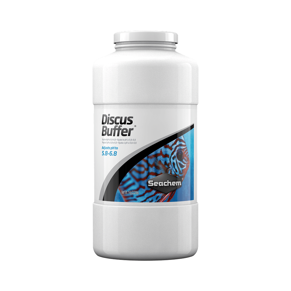 Seachem Discus Buffer 1kg — Bulk Low-pH Buffer & Water Softener Replicating Acidic Nature of Amazon River For Discus, Angelfish, and Tetras Species — SKU: 724998-267 — Main Image Seachem Discus Buffer 1kg — Bulk Low-pH Buffer & Water Softener Replicating Acidic Nature of Amazon River For Discus, Angelfish, and Tetras Species — SKU: 724998-267 — Main Image — Product Specifications & Highlights Key Features Bulk Breeding Economy: 1kg tub offers low treatment costs for large aquariums and breeding systems. Maintains Acidic Conditions: Holds pH between 5.8 and 6.8 for soft-water fish health. Softens Hard Water: Reduces general hardness (GH) by binding free calcium and magnesium. Integrates with Neutral Regulator: Allows precision target pH blending for varied species. Product Details Brand: Seachem SKU: 724998-267 (Internal ID: 130744) Barcode (GTIN/UPC): 000116026703 Product Type: Aquarium Additive > Discus pH Buffer & Softener Package Dimensions: 110 mm (L) × 110 mm (W) × 190 mm (H) Gross Package Weight: 1,120 g Net Weight: 1,000 g (1 kg) Target Environment: Discus Breeding, Hatcheries & Soft-Water Aquariums Treatment Capacity: 1 kg treats up to 16,000 Liters (4,000 US gallons)