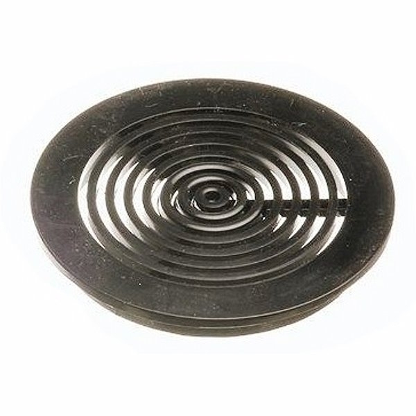Round Grate 63mm – Black