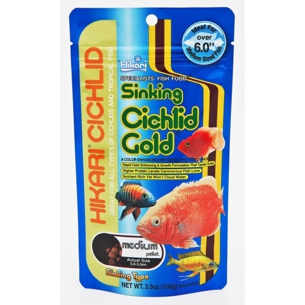 Hikari Sinking Cichlid Gold Medium – 100g