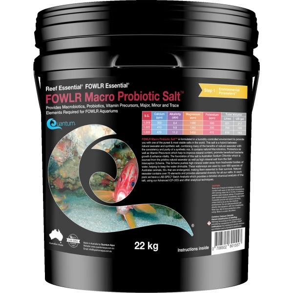 Fowlr Macro Probiotic Salt – 22kg