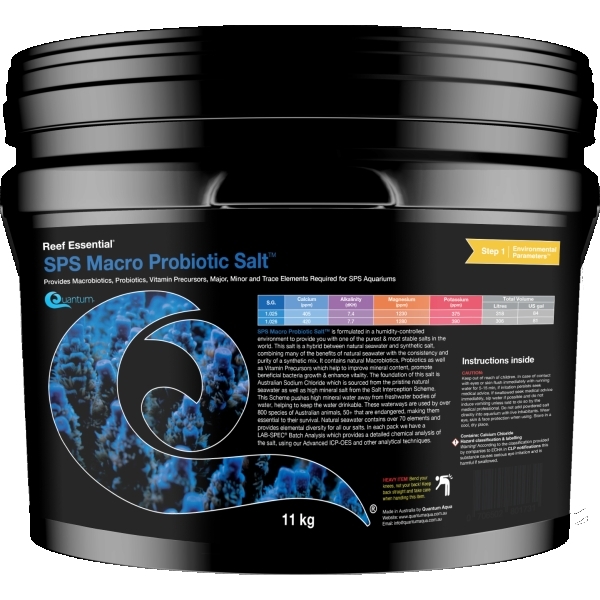 Quantum Sps Macro Probiotic Salt – 11kg