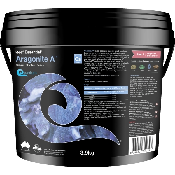 Quantum Aragonite A Powder – 3.9kg