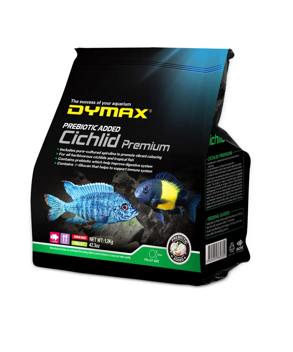 Dymax Cichlid Premium 1.2kg Sinking Pellet (2.0mm)