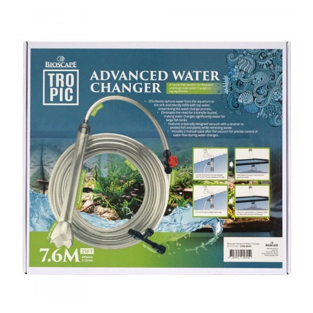 Bioscape Advanced Water Changer 25′ 7.6mtr