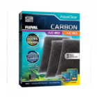 Fluval AquaClear 20/30 Activated Carbon Insert (3 qty Pack) — Chemical filtration for AquaClear 20 and 30 Power Filters — SKU: FAQ25 — Main Image Fluval AquaClear 20/30 Activated Carbon Insert (3 qty Pack) — Chemical filtration for AquaClear 20 and 30 Power Filters — SKU: FAQ25 — Main Image — Product Specifications & Highlights Key Features Research-Grade Carbon: High surface area porous carbon rapidly traps dissolved contaminants. Premium, research-grade chemical filter media. Highly adsorbent – removes odours, discolourations, and toxins Phosphate-Free Formula: Will not leach nutrients that encourage unwanted algae growth. Helps promote healthy, crystal-clear water and improves fish health. Value 3-Pack: Supplies multi-month chemical filtration maintenance. Sized for AquaClear 20/30: Direct drop-in fit for compact power filter trays. Product Details Brand: Fluval SKU: FAQ25 Barcode (GTIN/UPC): 0015561196420 Product Type: Filter Media / Chemical Absorbers Package Dimensions: 95 mm (L) × 58 mm (W) × 125 mm (H) Net Weight: 3 x 50g Satchels Gross Package Weight: 200 g Target Environment: Freshwater & Saltwater Aquariums Compatibility: Power Filters Models – Fluval AC20, Fluval AC30, Aquaclear 20, and Aquaclear 30 Power Filters