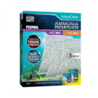 Fluval AquaClear 20/30 Ammonia Remover Insert (3 Pack) — Natural zeolite media removes toxic ammonia ions in AquaClear 20 and 30 Power Filters — SKU: FAQ31 — Main Image Fluval AquaClear 20/30 Ammonia Remover Insert (3 Pack) — Natural zeolite media removes toxic ammonia ions in AquaClear 20 and 30 Power Filters — SKU: FAQ31 — Main Image — Product Specifications & Highlights Key Features Natural Zeolite Resin: It has natural ion-exchange (clinoptilolite) chemical filter media that selectively binds toxic ammonia (NH₃/NH₄⁺) ions. Protects Sensitive Fish: Prevents ammonia burn and stress in newly stocked aquariums. Effectively removes and controls toxic ammonia. Ideal for New Tanks: Prevents dangerous fish loss during the initial cycling period by reducing fish stress and preventing livestock loss. Ideal for new or heavily populated aquariums 3-Pack Value: Includes three pre-measured insert bags; can last for 4-5 months or more depending on the size & volume of the aquarium/fish tank. Product Details Brand: Fluval / AquaClear SKU: FAQ31 Barcode (GTIN/UPC): 0015561196314 Product Type: Filter Media / Chemical Absorbers Package Dimensions: 95 mm (L) × 58 mm (W) × 125 mm (H) Gross Package Weight: 250 g (3× Quantity Pack) Target Environment: Freshwater Aquariums Only Compatibility: Power Filters Models – Fluval AC20, Fluval AC30, Aquaclear 20, and Aquaclear 30 Power Filters