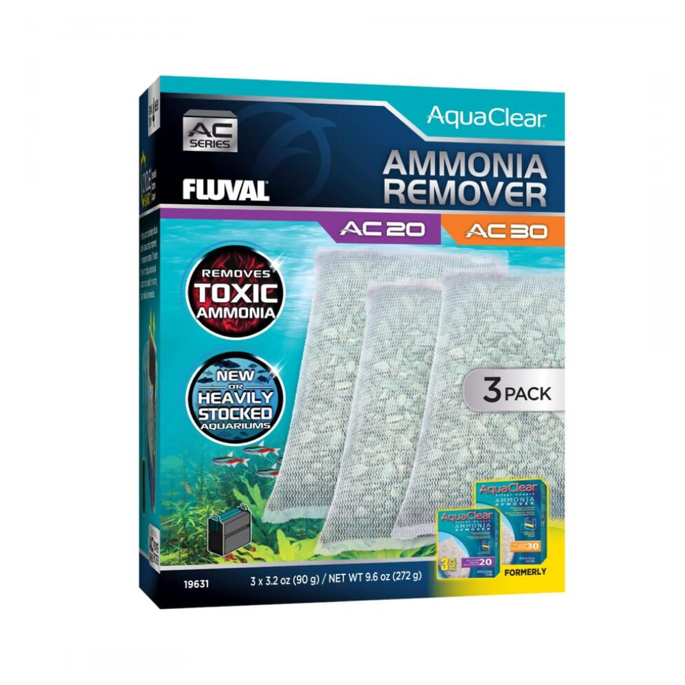 Fluval Ac20/30 Ammonia Remover Insert 3 Pack