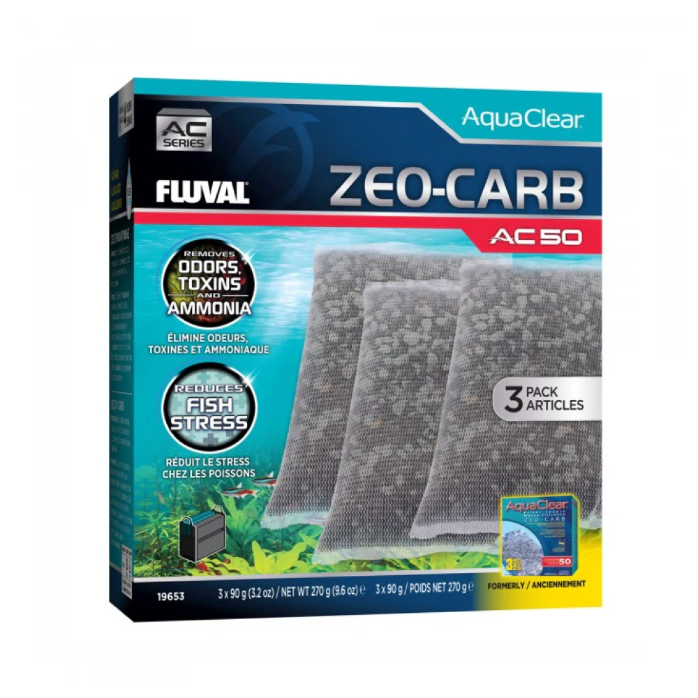 Fluval Ac50 Zeo Carb Insert 3 Pack
