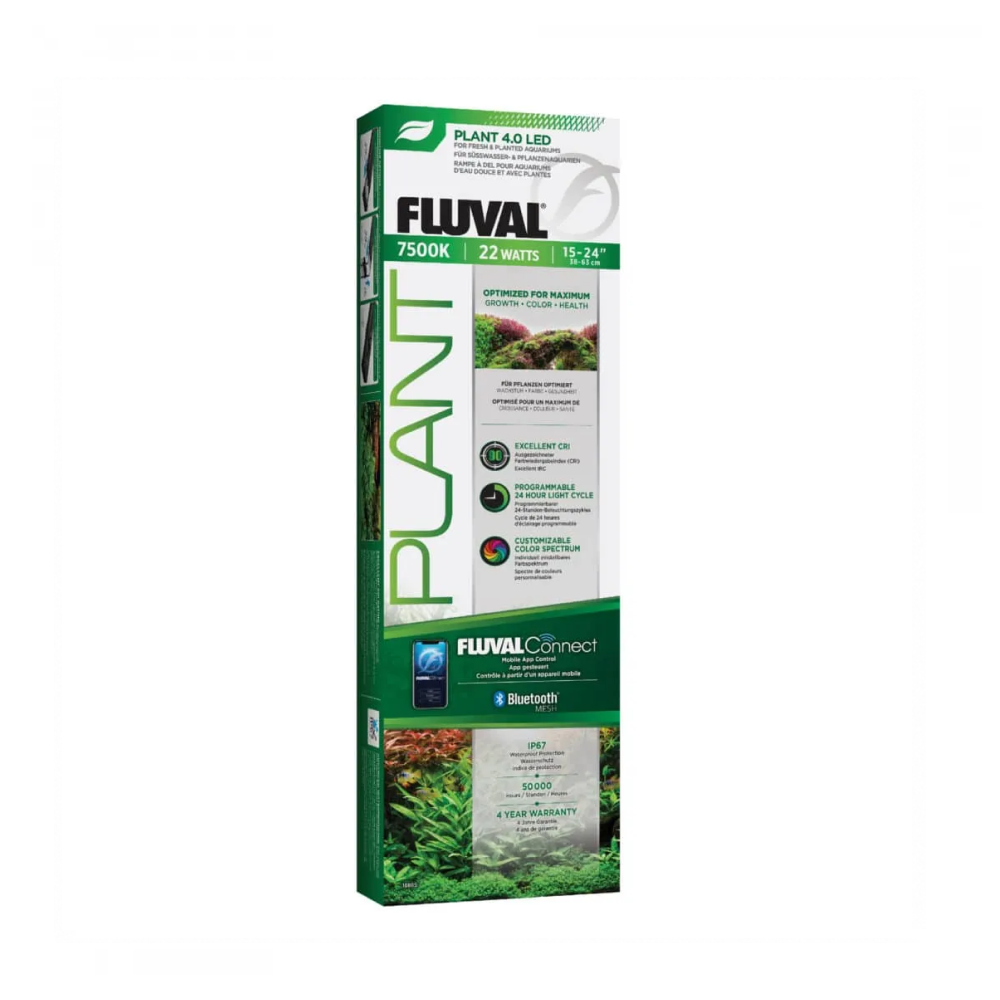 Fluval Led Plant Light 4.0 22w 38.4- 63cm Bt Mesh