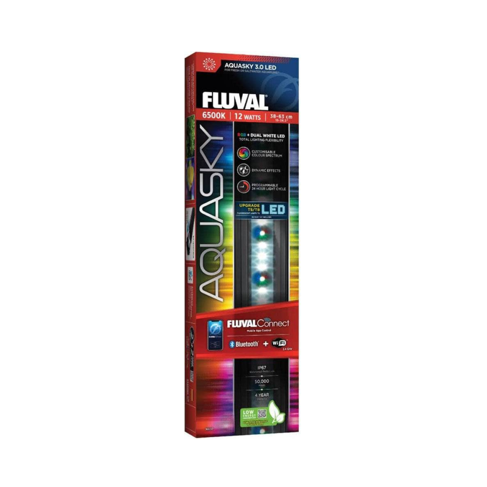 Fluval Led Aquasky Rgb+w 3.0 12w 38 – 62.8cm Wifi & Bt