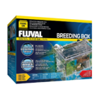 Fluval Breeding Box — Breeding & isolation chamber for fry, pregnant livebearers, aggressive fish, or weak and injured livestock — SKU: FLV01 — Main Image — Product Specifications & Highlights Key Features External Hang-On Design: Saves space inside the main aquarium while sharing water parameters. External hanging mounting gets attached externally to save display space inside the aquarium. Air-Driven Water Flow: Gentle continuous water turnover powered by an external air pump. Airlift circulation system uses air bubbles to draw fresh, oxygenated water continuously through the box. V-Shaped Divider Matrix: Allows newborn fry to fall safely to the lower compartment away from the mother. Removable V-grid separator allows newborn fry to fall safely through the bottom grate away from adult fish. Multi-Purpose Utility: Suitable for breeding, acclimating new species, or isolating aggressive fish. Integrated overflow spout prevents water overflow while maintaining consistent water levels and temperature. Product Details Brand: Fluval SKU: FLV01 Barcode (GTIN/UPC): 0015561109420 Product Type: Aquarium Accessories / Breeding Boxes & Isolation Chambers Package Dimensions: 170 mm (L) × 130 mm (W) × 135 mm (H) Gross Package Weight: 375 g Capacity: 1.1 Litres (0.3 US Gal) Target Environment: Freshwater & Saltwater Aquariums