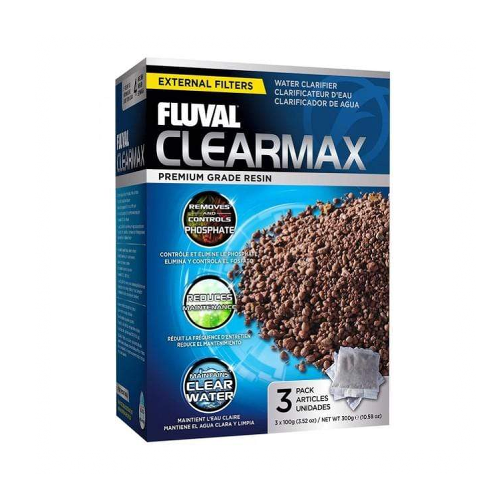 Fluval Clearmax Phosphate Resin Large 3 X100gm Pouches