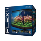 Fluval Flex Aquarium 2.0 34 Litre - Black - SKU: FLX39 - - Main Image - Product Specifications & Highlights Key Features Upgraded 2.0 Canopy System: Features a rear-hinged lid with support props, cable management slots, and an integrated feeding port. Shrimp & Fry Safe Intakes: Finer intake slots prevent small aquatic life from being drawn into the filtration area. Remote-Controlled RGB+White LED: Offers custom colour options and atmospheric effects (such as clouds and lightning storms). Hidden 3-Stage Filtration: Fully concealed rear filter compartment includes foam, carbon, and BIOMAX media. Product Details Brand: Fluval SKU: FLX39 Product Type: Freshwater Aquarium / Nano All-In-One Kits Tank Volume: 34 Litres (9 US Gallons) Tank Dimensions: 340 mm (L) × 330 mm (W) × 330 mm (H) Colour Finish: Black Package Dimensions: 451 mm (L) × 396 mm (W) × 440 mm (H) Gross Package Weight: 8,580 g (8.58 kg) Target Environment: Freshwater, Planted & Shrimp Aquariums