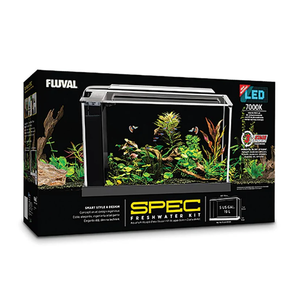 Fluval Spec Aquarium 19ltr Black