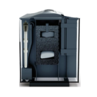 Fluval Spec XV Aquarium Black 60L - (60-litre/16 US gallon Fish Tank with Sleek, etched-glass aluminium trim body) - SKU: SPEC11 - Image 3 - Product Specifications & Highlights Key Features Architectural Etched Glass & Aluminum Trim: Contemporary slim-profile design hides filtration components while maximising viewing area. High-Output 7000K Planted LED: Full-spectrum daylight LED fixture with a sleek aluminium casing to promote plant photosynthesis. Hidden 3-Stage Filter Compartment: Concealed rear filtration tower houses mechanical foam, active carbon, and BIOMAX biological rings. Low-Voltage Power Supply: Energy-efficient lighting and pump system designed for safe, whisper-quiet operation. Product Details Brand: Fluval SKU: SPEC11 Barcode (GTIN/UPC): 0015561105255 Product Type: Freshwater Aquarium / All-In-One Kits Tank Volume: 60 Litres (16 US Gallons) Tank Dimensions: 550 mm (L) × 200 mm (W) × 450 mm (H) Colour Finish: Black Package Dimensions: 682 mm (L) × 407 mm (W) × 506 mm (H) Gross Package Weight: 15,180 g (15.18 kg) Target Environment: Freshwater & Planted Aquariums