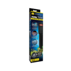 Fluval T100 Electronic Heater 100W - Thermal control and continuous 24/7 monitoring for freshwater aquariums up to 100 litres (30 US gallons) - SKU: FLV21 - Main Image Fluval T100 Electronic Heater 100W - Thermal control and continuous 24/7 monitoring for freshwater aquariums up to 100 litres (30 US gallons) - SKU: FLV21 - Main Image - Product Specifications & Highlights Key Features 24/7 Microprocessor Monitoring: Delivers continuous electronic precision to avoid unsafe temperature swings. 360° Color-Changing LED Ring: Clear visual indicator ring glows Red (heating) or Blue (standby). Built-In Safety Controls: Features an integrated fish protection guard and automatic shut-off safety switch if operated dry. Fully Submersible & Versatile: Can be mounted vertically or horizontally near filter returns for optimal heat dispersion. Product Details Brand: Fluval SKU: FLV21 Barcode (GTIN/UPC): 0015561148818 Product Type: Heating & Cooling / Submersible Heaters Wattage: 100 W Recommended Tank Size: Up to 100 Litres (30 US Gallons) Package Dimensions: 429 mm (L) × 66 mm (W) × 55 mm (H) Gross Package Weight: 407 g Target Environment: Freshwater & Planted Aquariums