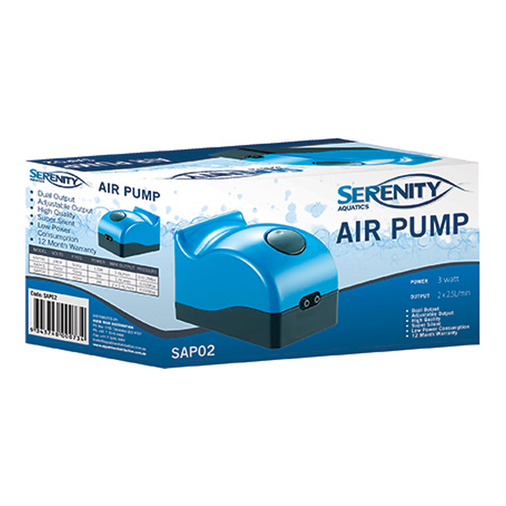 Air Pump Adj 2 x 2.5 LPM